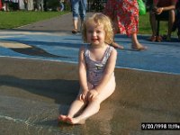 Coolin' Off  Chloe cools off in the freezing water...but she loves it!