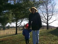 A Bundled Up  Sheri & Chloe are freezing but not enough to stop them from going to the park!