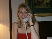 Calling Everyone!  Sheri spent a long time when she got back from dinner calling everyone she could to let them know she was engaged to Andy!