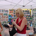 Shopping  Sheri looks for some souvenirs to buy