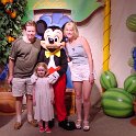 A Picture With Mickey Mouse  We got to pose with the Mickey!