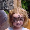 Chloe The Butterfly  Chloe gets her face painted!