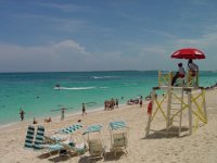 The Beach at Atlantis  White sand...blue ocean...