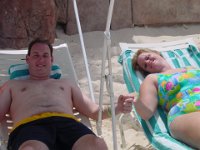 Steve & Carrie  "See, we did go to the beach - we didn't gamble all the time!"