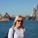 Sheri loves Sydney!  It was absolutely gorgeous along the water!