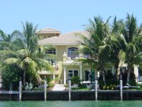 Our Next Home...yeah, right!  The houses along the intercoastal are amazing!