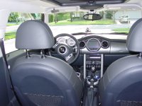 Looking Forward  This is the view from the back seat...if you can call it that!