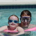 Four Eyes  Chloe & Andy swim underwater with their goggles!
