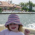 YIPPEEE!  Chloe is happy to be on the boat!