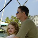 Driver's Ed  Chloe is in training to be another captain of the boat!