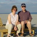 Stop For A Rest  Mum & Dad take a break after a walk along Delray Beach
