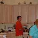 Hard At Work!  Everyone lends a hand getting ready for Thanksgiving dinner