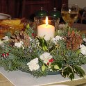 Pretty Centerpiece  Mom sent Mum a pretty candle with wreath for the table