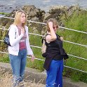 Nosey Women  Mum & Sheri try not to look to obvious while they watch a police officer chase a man! : Sheri Poulter
