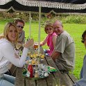 Sunny Lunch  We all ate lunch in the garden outside the Pub : Andy Poulter,Sheri Poulter,Helen Horrocks