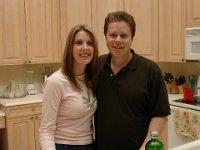 Sheri & Andy  Us in the kitchen making cocktails...or rather Andy is making them & I am just monitoring him!