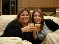 Amaretto Sours!  Andy made Courtney & Sheri yummy cocktails!