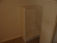 Step One  Sheri & Andy start to build the closet out in the little girl's room