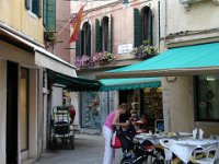 Alley Way  We toured around Venice through the narrow "streets" and found some nice cafes