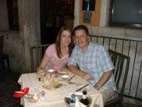 Our First Dinner  Our hotel concierge personally brought us to this fabulous outside restaurant in Venice!  It was very expensive but very tasty!