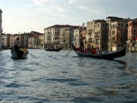 A Busy Evening...  Sometimes there were so many gondolas out on the water, it amazed us that we never crashed!