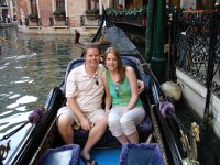 Italy is for Love...:)  The gondola picked us up right outside our hotel...I have to admit that I never imagined a gondola to have furry, purple interior!