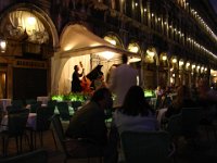 Outside Ambience...  Every night in St.Mark's Square there was live music while we ate
