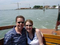 Sunny Ride Back  We loved sitting in the back of the boat while we rode back to the main island
