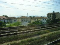 Train Ride  The view from our train on the way to Rome