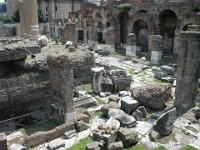 Ruins  We toured through the ruins of Rome