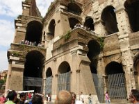 Side View  This shows the three rows of the Coliseum