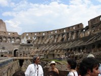 On a Tour  We finally broke down and went on a group tour of the Coliseum...it was actually really good!