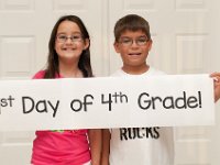 DSC 8249 : Luke Ella EagleRidge First Day 4th Grade