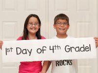 DSC 8250 : Luke Ella EagleRidge First Day 4th Grade