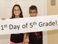DSC 0525 : 1st Day of school 5th grade eagle ridge
