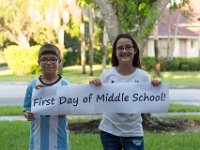 DSC 6909 : First Day of Middle School Luke Ella