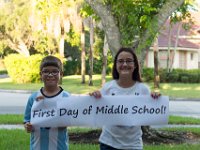 DSC 6917 : First Day of Middle School Luke Ella