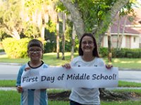 DSC 6918 : First Day of Middle School Luke Ella