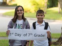 DSC 4963 : 1st Day of school 7th grade Westglades