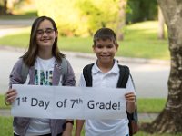 DSC 4965 : 1st Day of school 7th grade Westglades