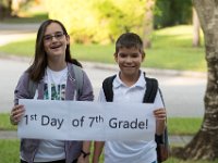 DSC 4976 : 1st Day of school 7th grade Westglades