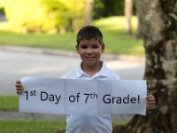DSC 4980 : 1st Day of school 7th grade Westglades