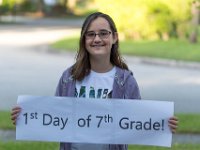 DSC 4996 : 1st Day of school 7th grade Westglades