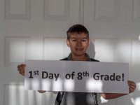 DSC 1712 : 1st Day of school 8th grade Westglades