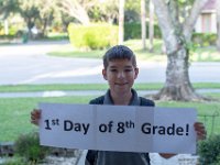 DSC 1714 : 1st Day of school 8th grade Westglades