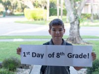 DSC 1715 : 1st Day of school 8th grade Westglades