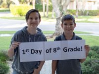 DSC 1718 : 1st Day of school 8th grade Westglades