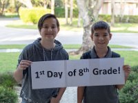 DSC 1719 : 1st Day of school 8th grade Westglades