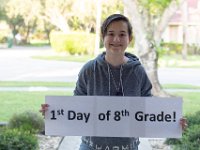 DSC 1722 : 1st Day of school 8th grade Westglades