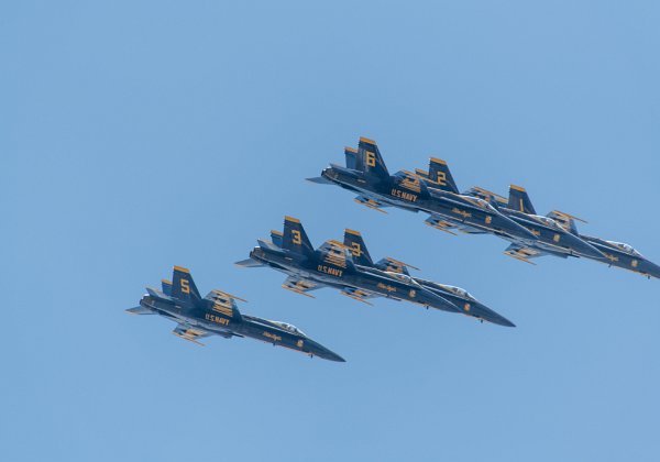 Blue Angels Fly Over 05-08-20